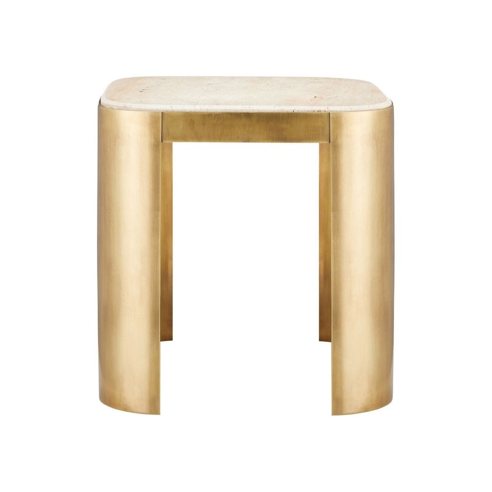 Side Tables Sev Travertine Accent Table