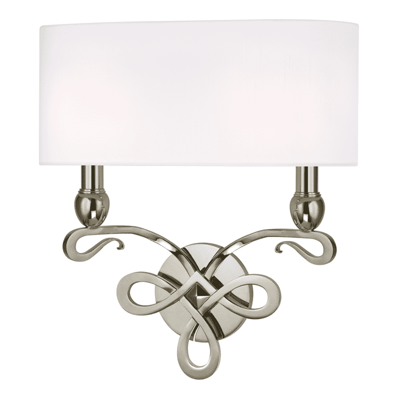 Pawling 2 Light Wall Sconce-Hudson Valley-HVL-7212-PN-Wall LightingPolished Nickel-3-France and Son