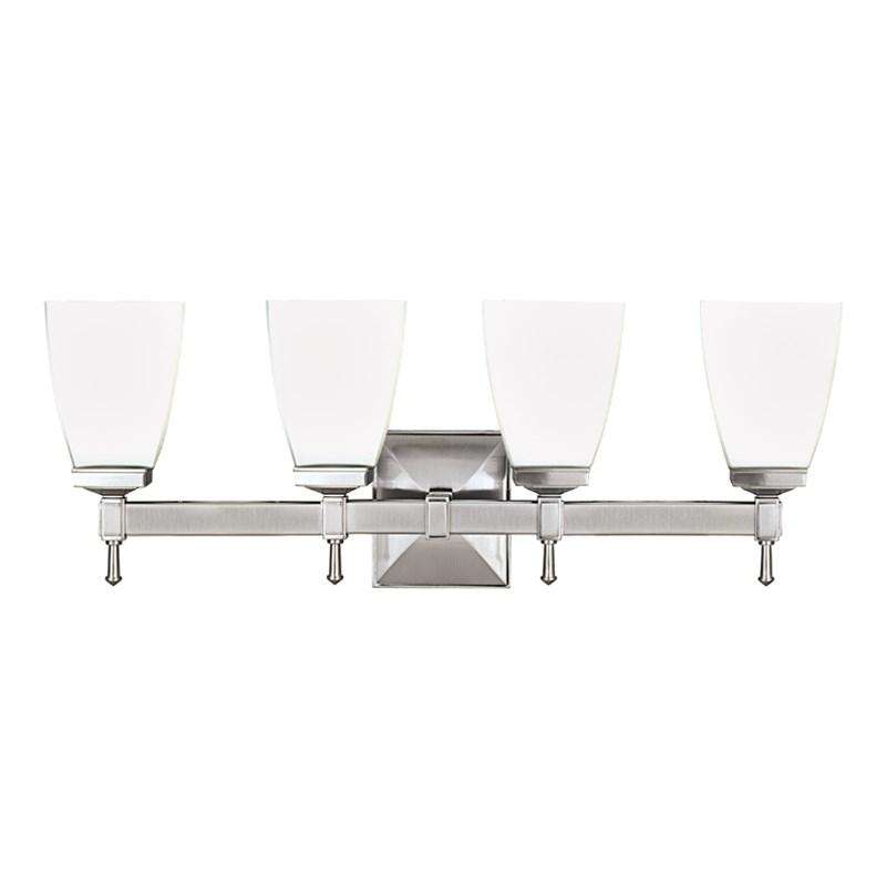 Kent 4 Light Bath Bracket-Hudson Valley-HVL-654-SN-Bathroom LightingSatin Nickel-2-France and Son