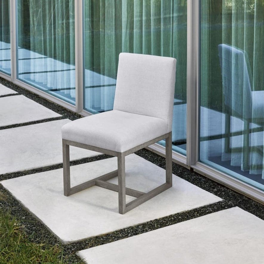 Modern Carter Side Chair-Universal Furniture-UNIV-642738-Dining ChairsCharcoal-Washed Belgian Linen-4-France and Son