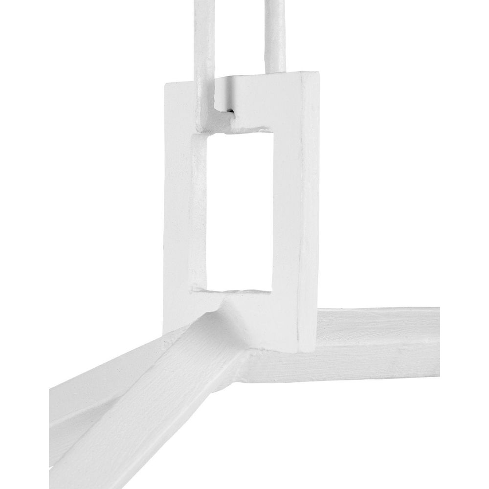 Chandeliers Denison Rectangular White Lantern