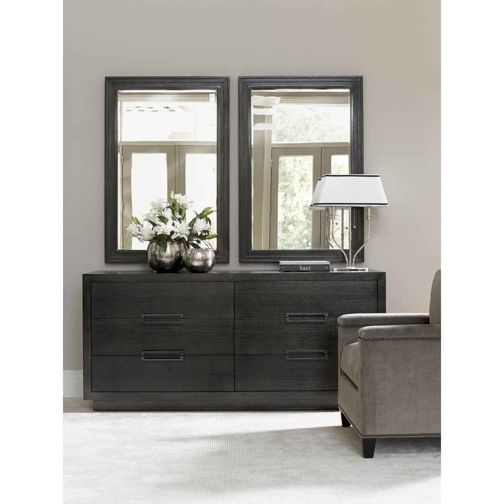 Volante Landscape Mirror - Carbon Gray