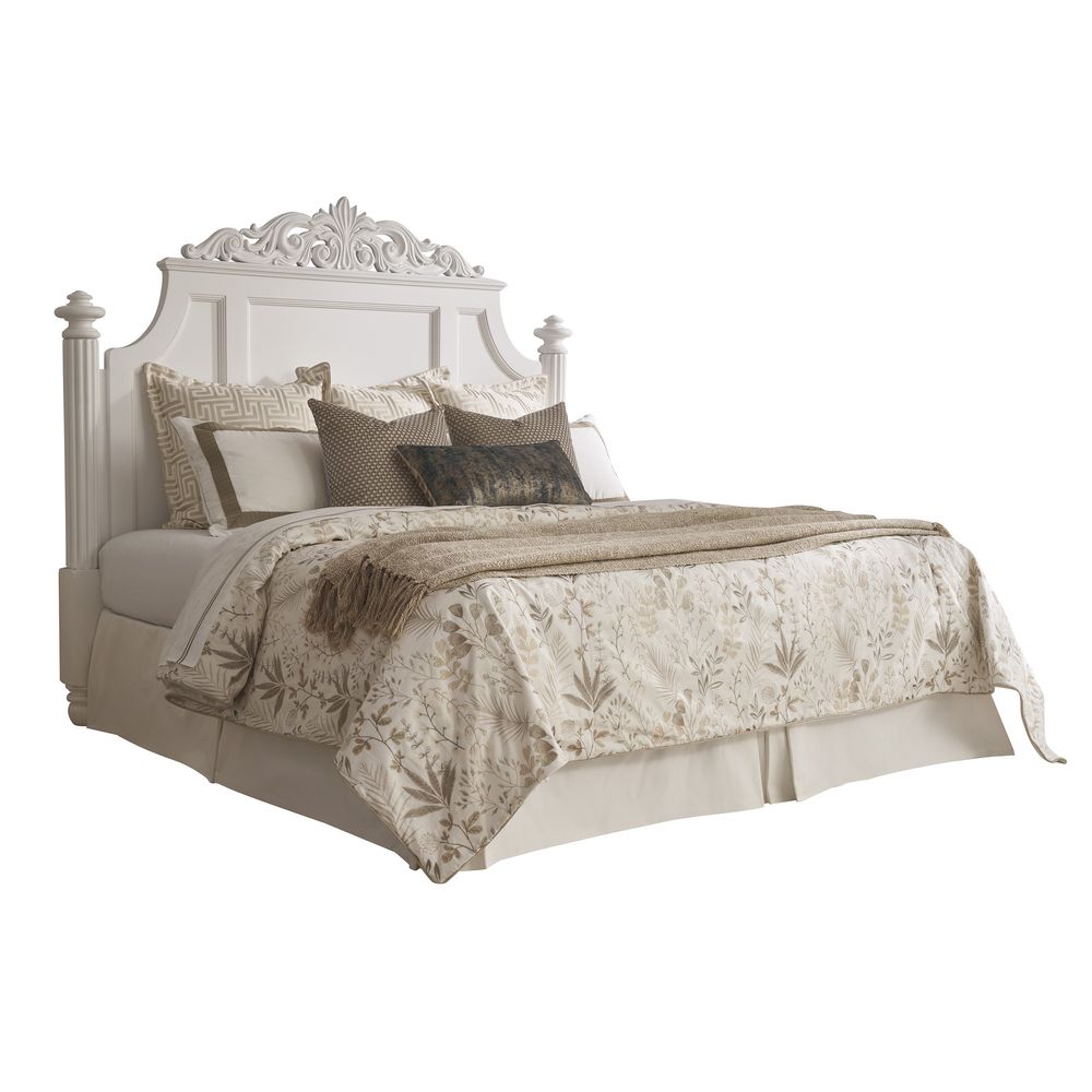 Santorin Headboard 6/0 Ca King - Polo Mallet White