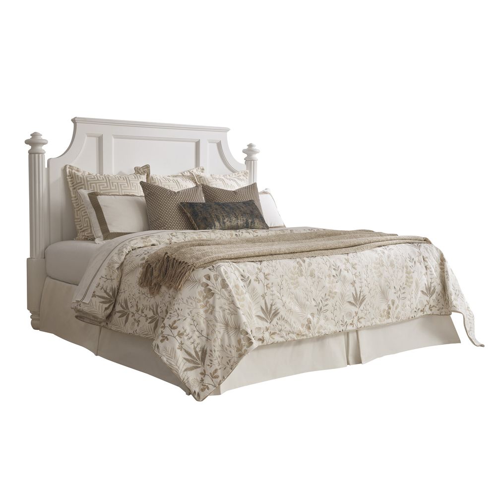 Santorini Headboard 6/6 King - Polo Mallet White
