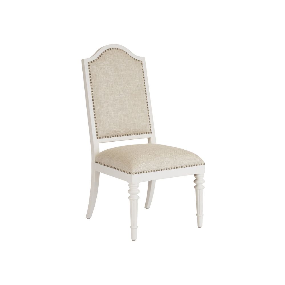 Dining Chairs Corsica Upholstered Side Chair - Polo Mallet White