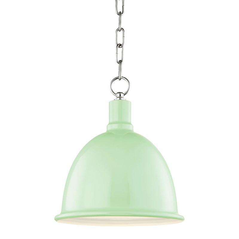 Blair 1 Light Small Pendant-Mitzi-HVL-H238701S-AGB/CR-PendantsWhite-3-France and Son