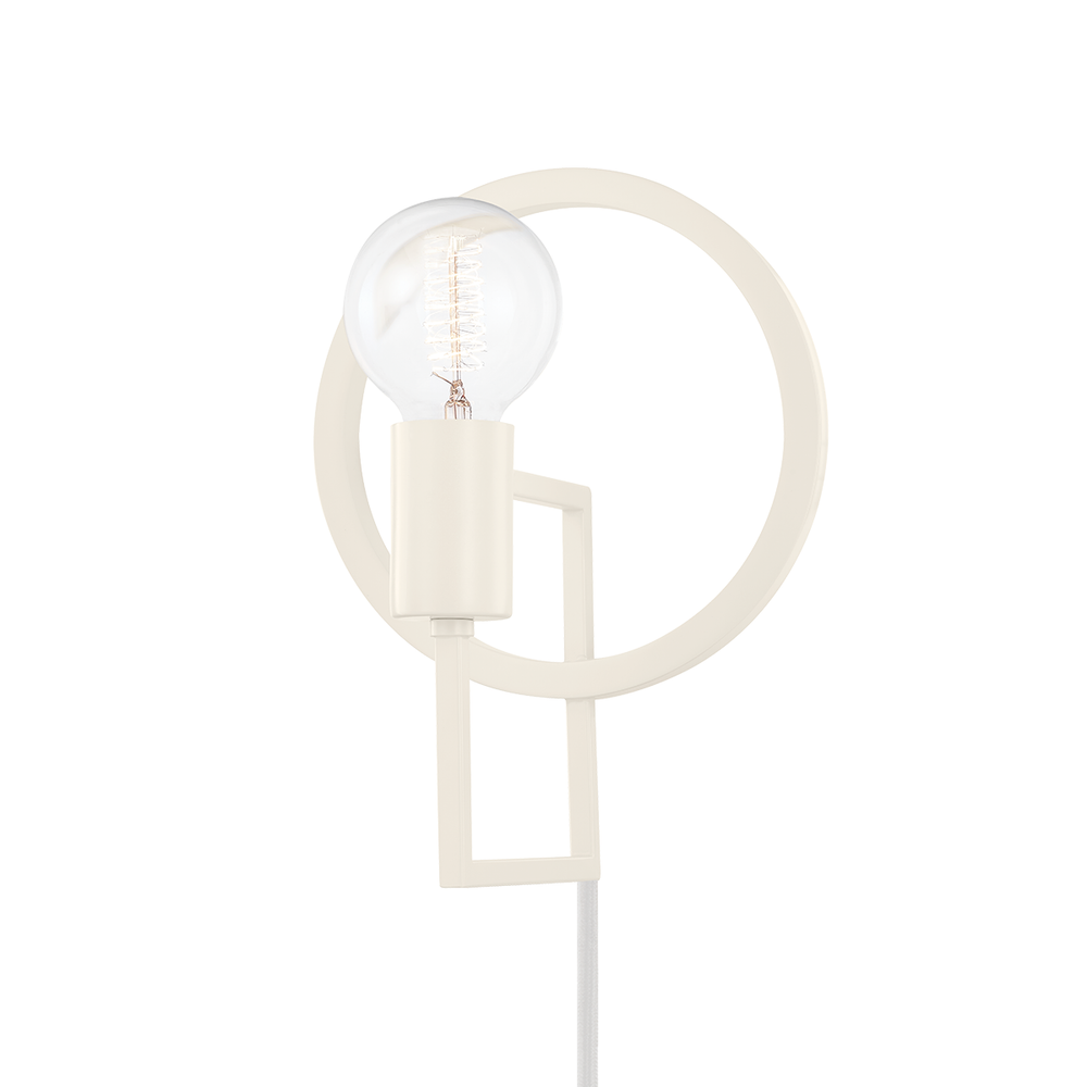 Tory 1 Light Portable Wall Sconce-Mitzi-HVL-HL637201-SCR-Outdoor Wall SconcesSoft Cream-3-France and Son