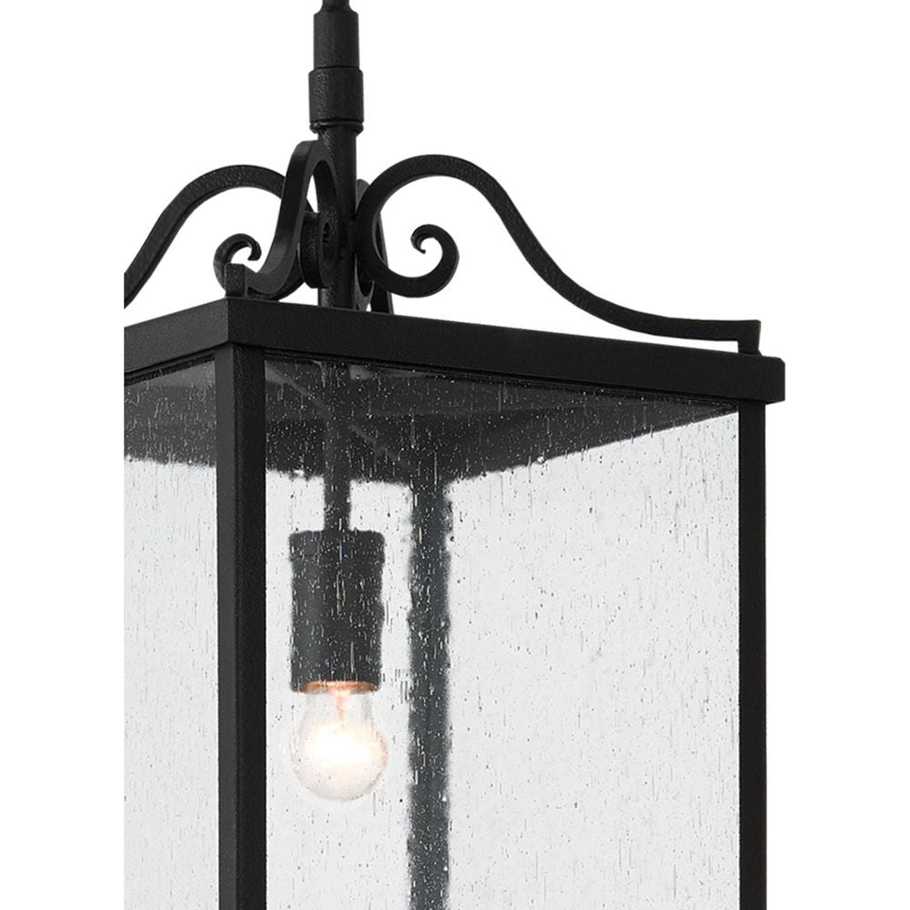 Outdoor Lighting: Ceiling Giatti Small Black Outdoor Lantern