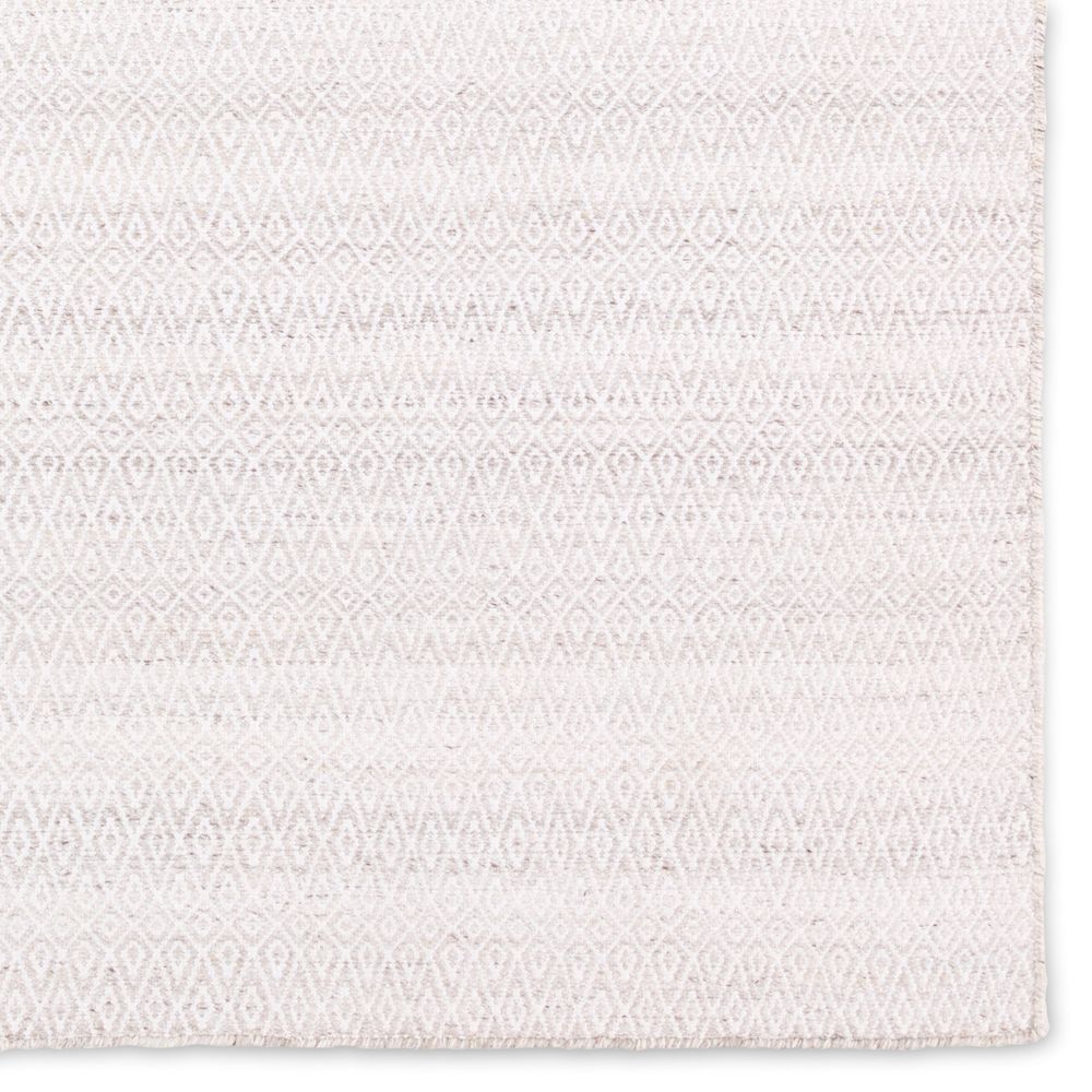 Runners Lustre Handmade Outdoor Trellis Gray/White Runner Rug (3'X8' Runner)