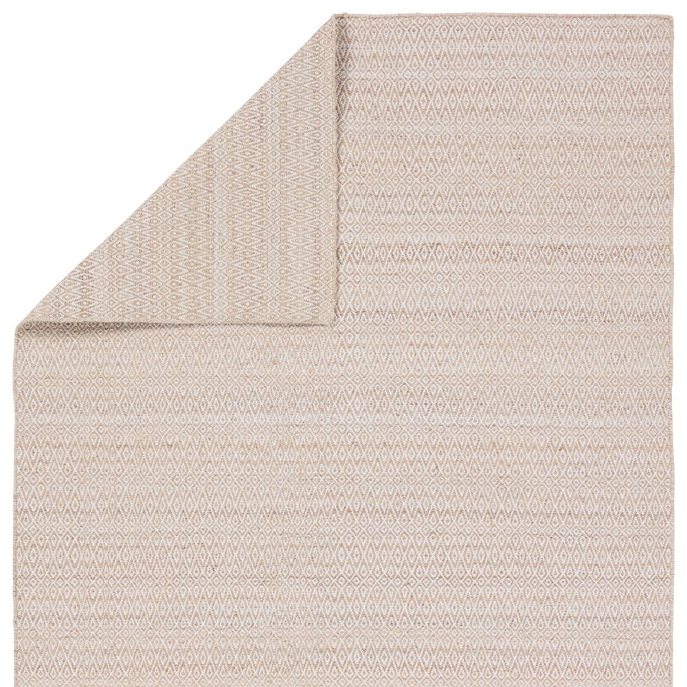 Runners Lustre Handmade Outdoor Trellis Cream/Tan Runner Rug (3'X8' Runner)