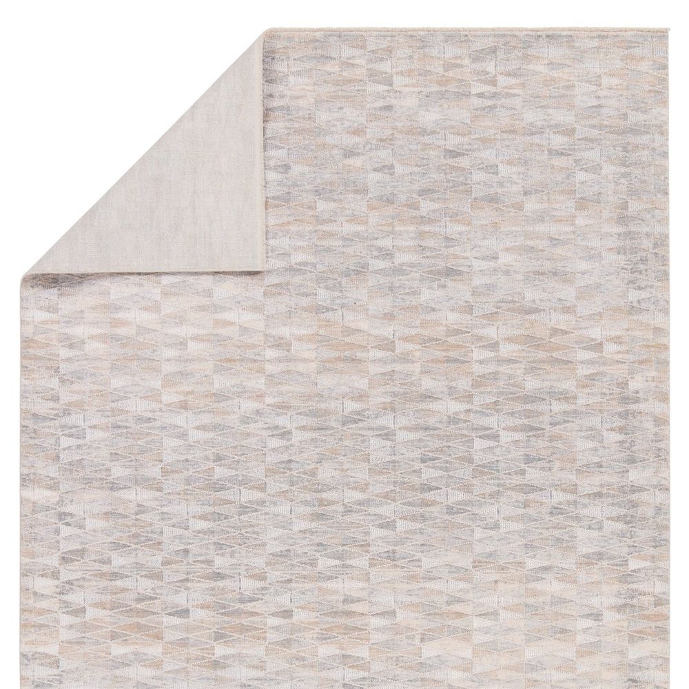 Runners Tenzin Trellis Tan/ Gray Runner Rug (3'X10')