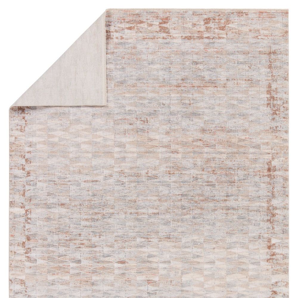 Tenzin Trellis Gray/ Cream Runner Rug (3'X10')