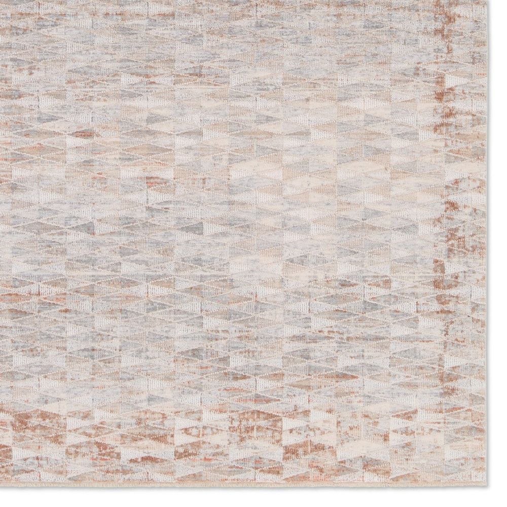 Tenzin Trellis Gray/ Cream Runner Rug (3'X10')