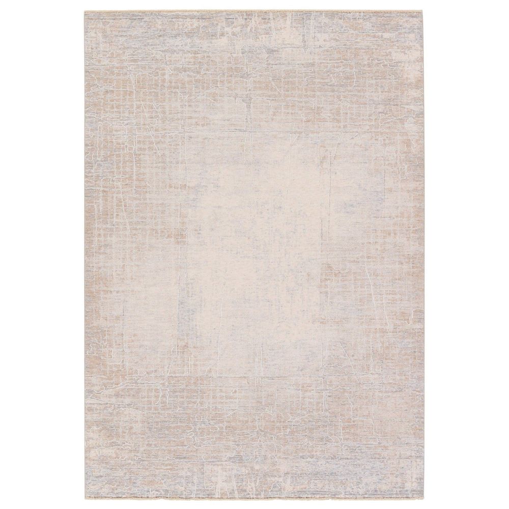 Celandine Abstract Tan/ Cream Runner Rug (3'X10')