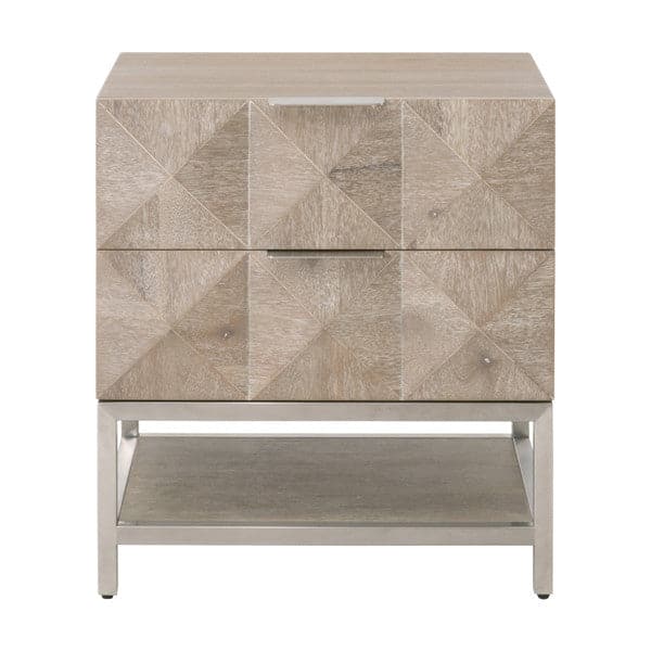 Atlas 2-drawer nightstand