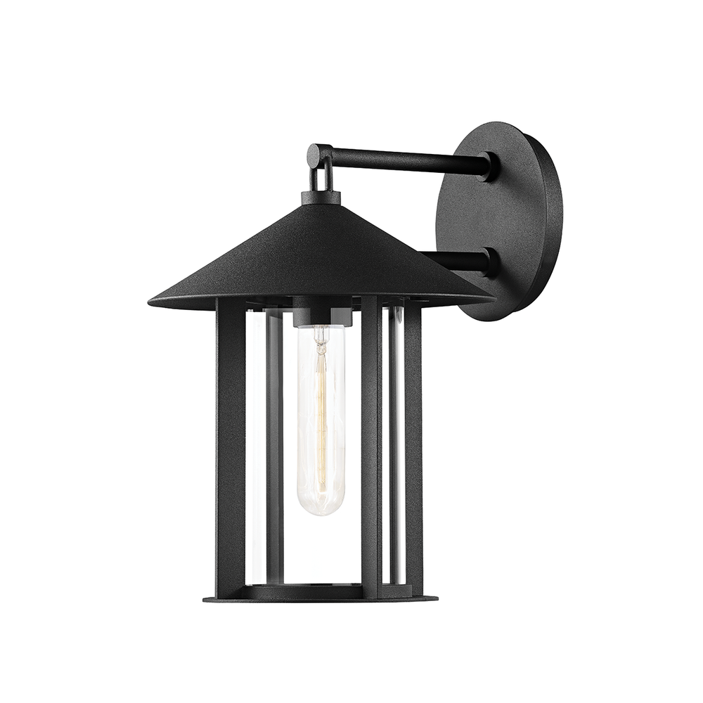 Outdoor Lighting: Wall Long Beach Wall Sconce - Textured Black