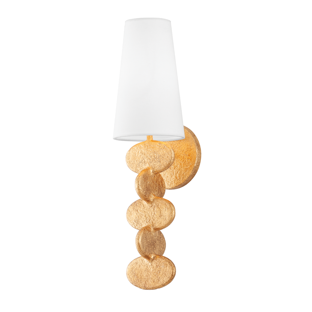 Ellios Wall Sconce - Vintage Gold Leaf