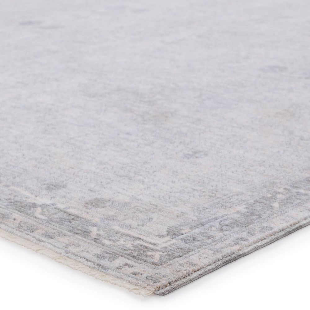 Runners Aalto Floral Light Gray/ Beige Runner Rug (3'X10')