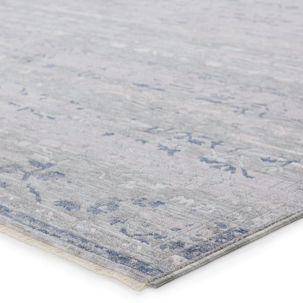 Runners Galen Oriental Blue/ Gray Runner Rug (3'X10')