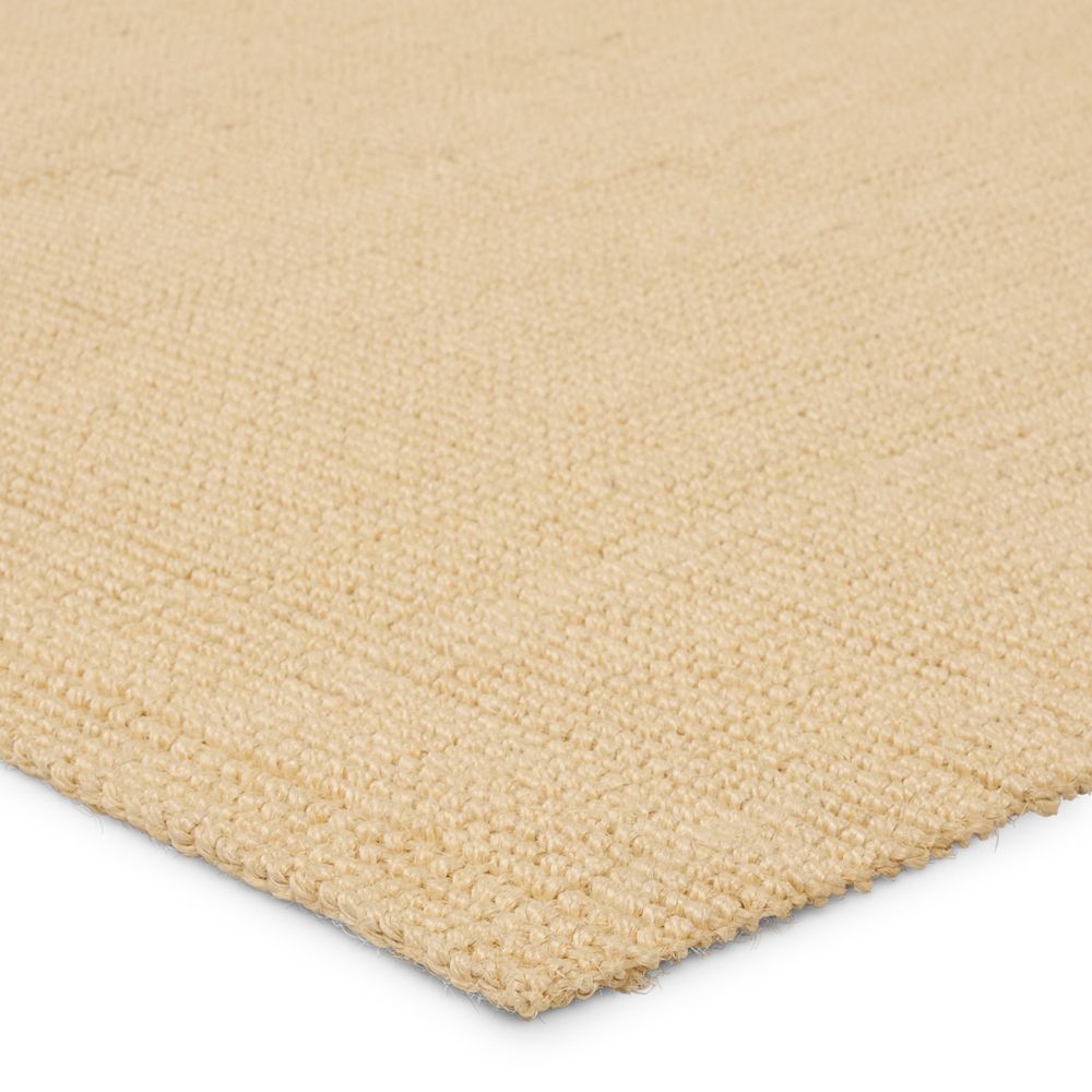 Amara Natural Solid Beige Runner Rug (3'X10')