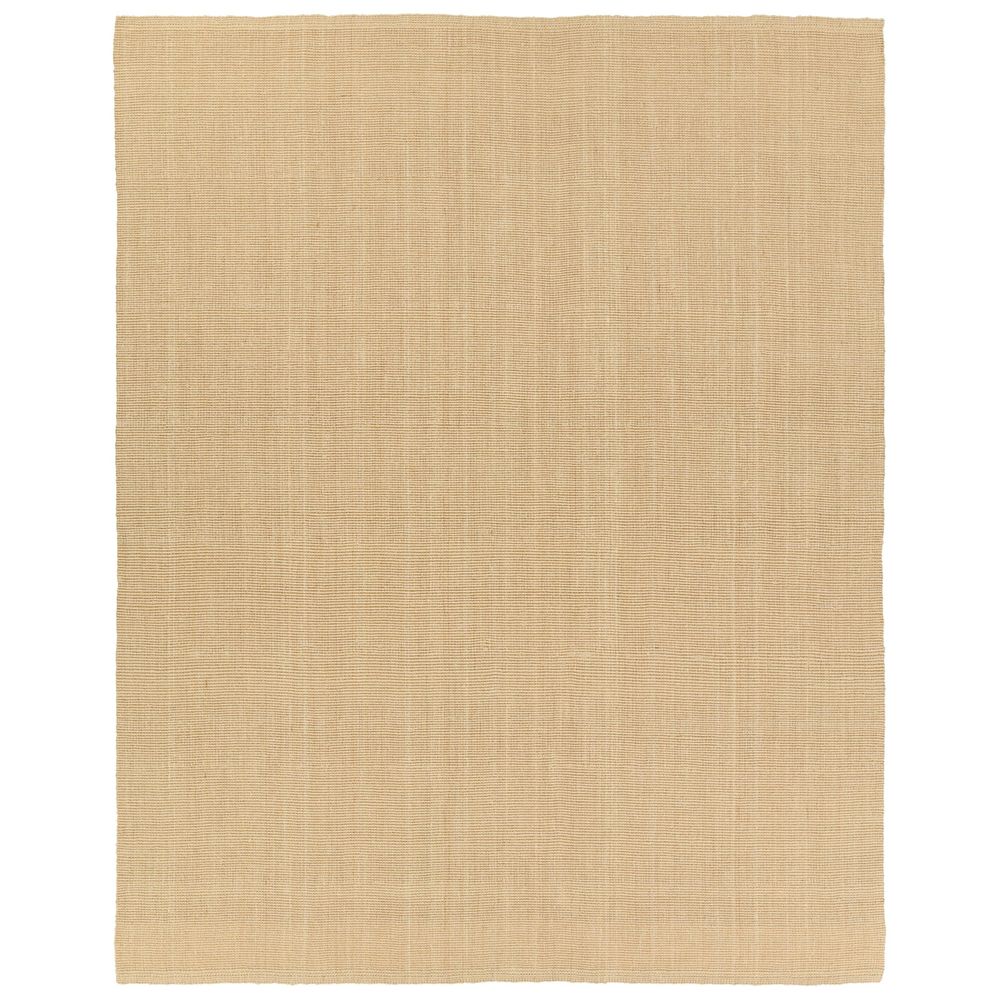 Amara Natural Solid Beige Runner Rug (3'X10')