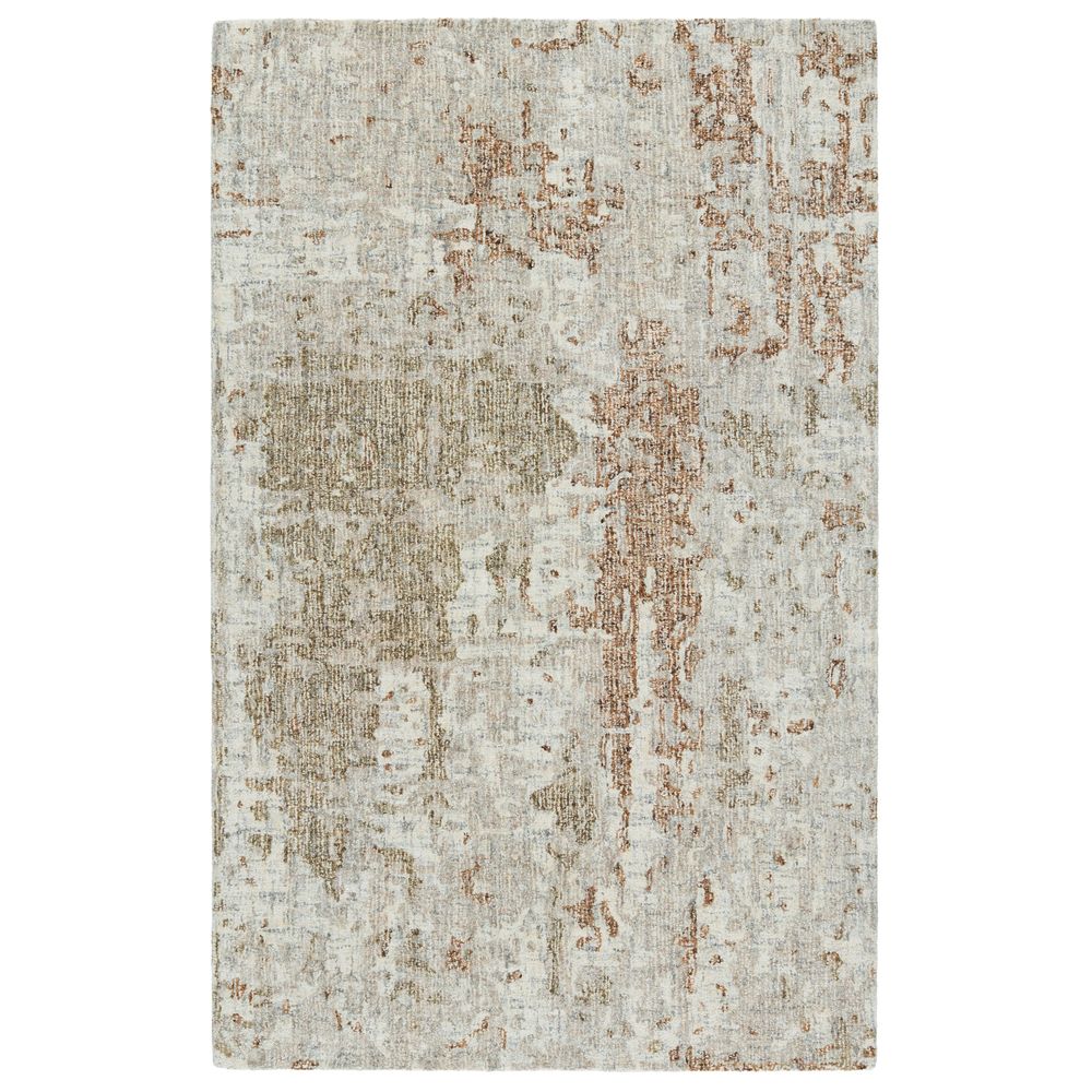 Rugs Amadeus Handmade Abstract Taupe/ Bronze Area Rug (6'X9')