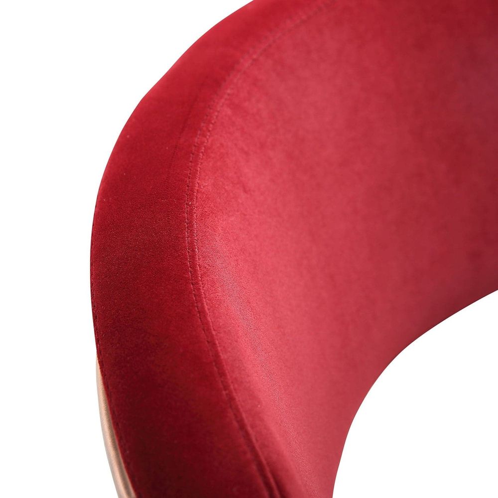 Nova Barstool-Whiteline Modern Living-WHITELINE-BS1720F-RGLD/RED-Bar StoolsRed/Rose Gold-6-France and Son