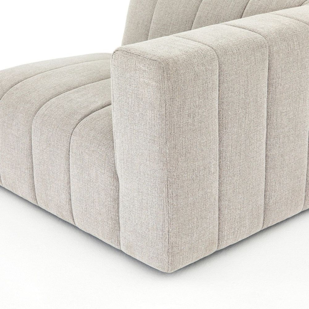 Langham Channeled RAF Piece - Nappa Sandstone - Open Box