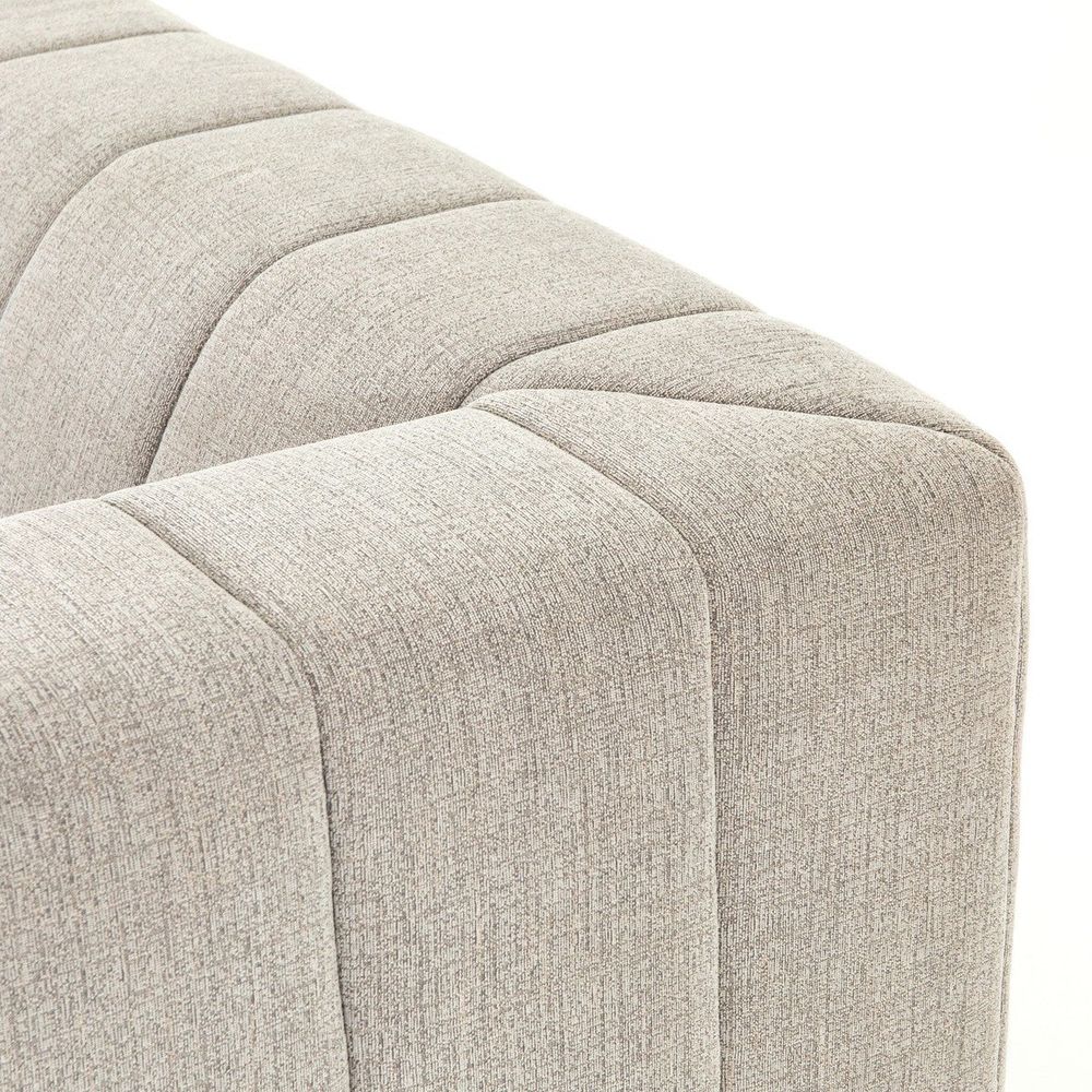 Langham Channeled RAF Piece - Nappa Sandstone - Open Box