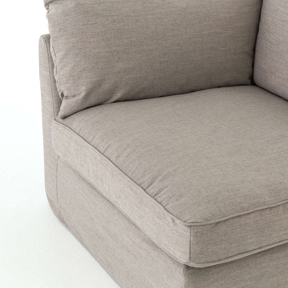 Paul 3pc Sectional - 114" Savile Flannel