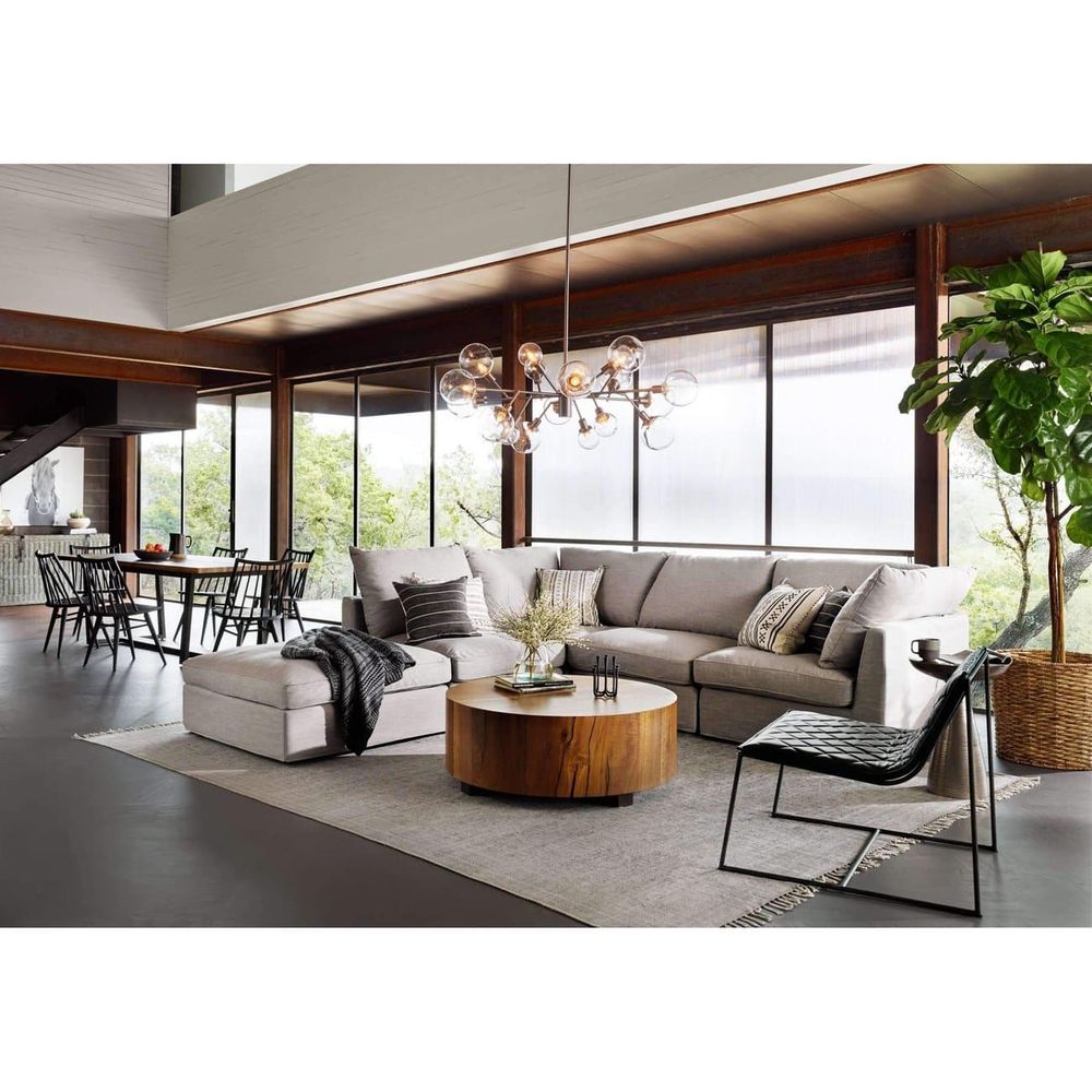 Paul Sectional Corner Piece-Four Hands-STOCKR-CKEN-160-082P-Sofas-1-France and Son