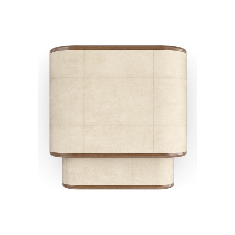 Sinatra Nesting Tables - Off White, Brown, Gold