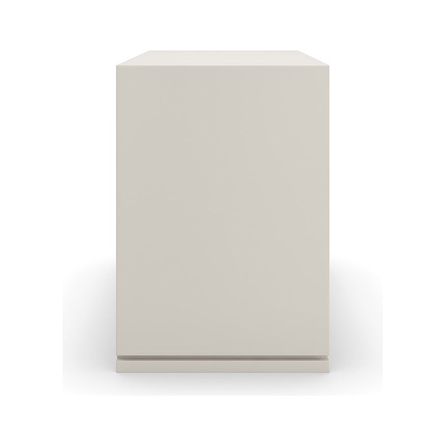 Nightstands Hope Nightstand - Off White, Silver