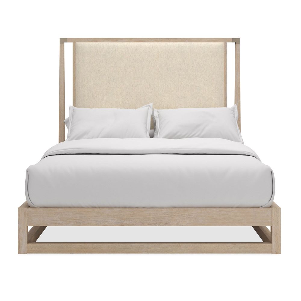 Beds Striation Upholstered Bed - Queen
