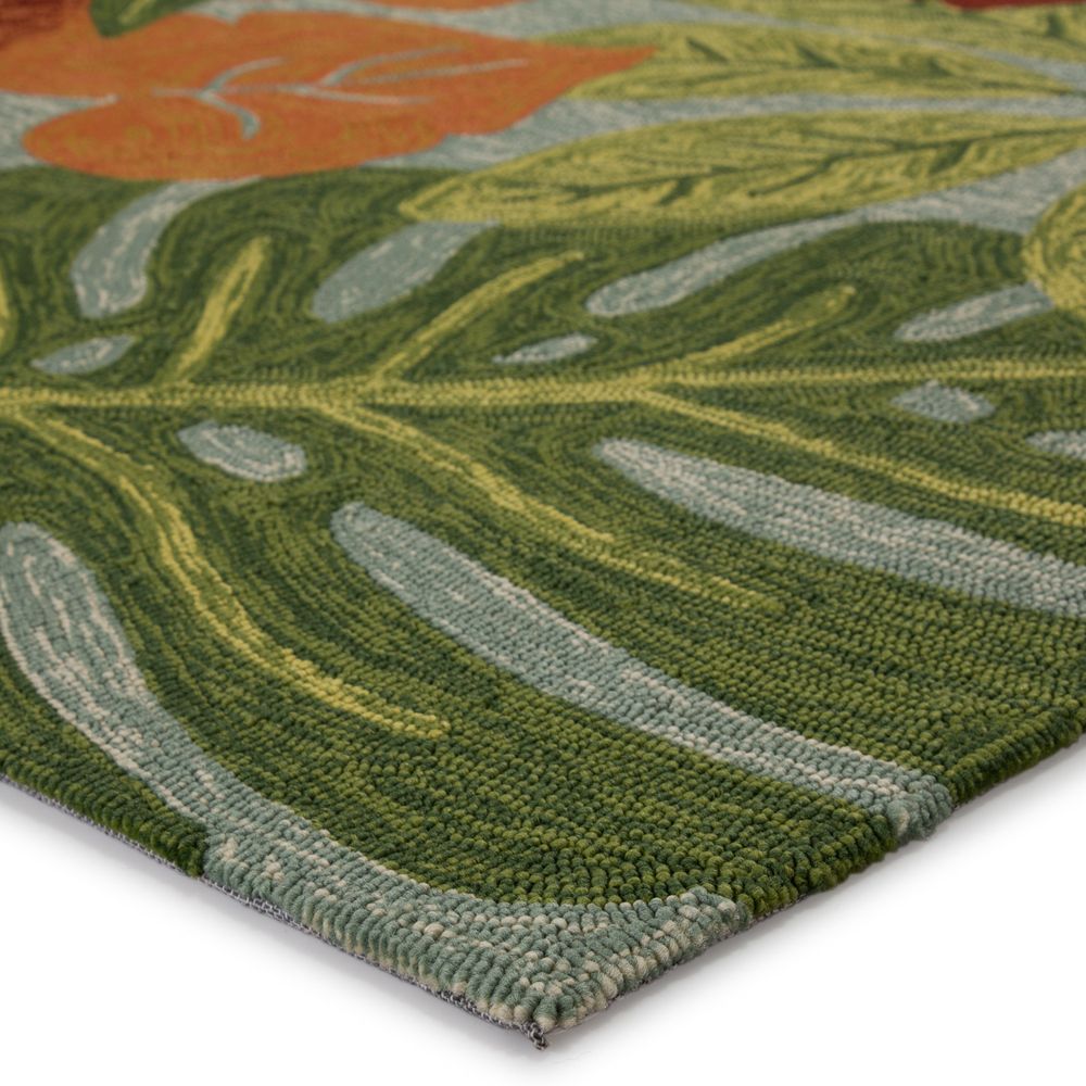 Moksha Floral Multicolor/ Blue Runner Rug (2'6"X8')