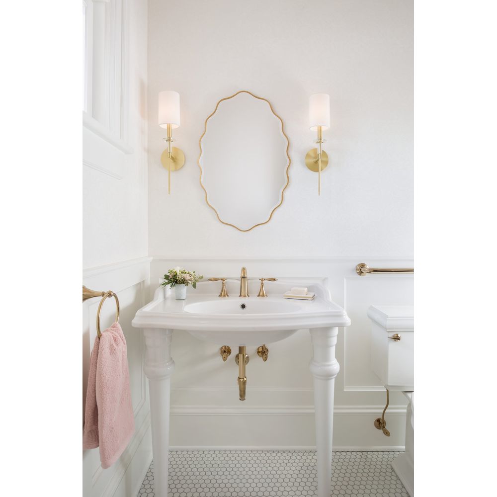 Wall Lighting Amherst 1 Light Wall Sconce Aged Brass