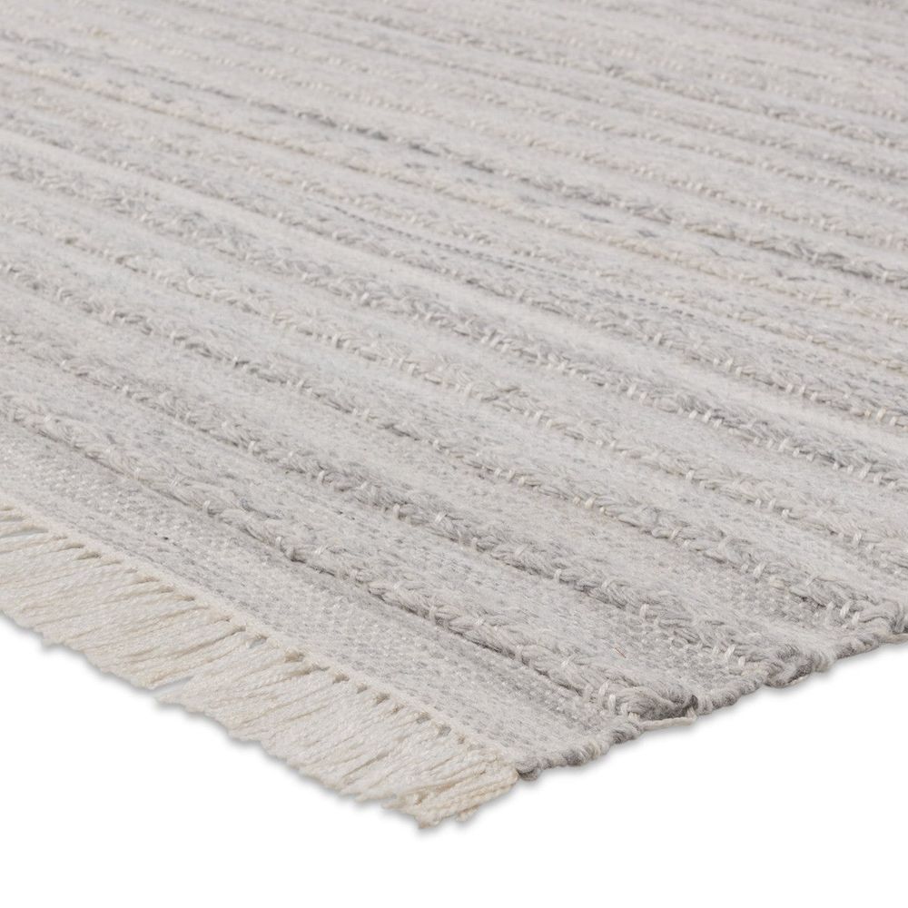 Runners Tobias Solid Light Gray/ Cream Runner Rug (3'X10')