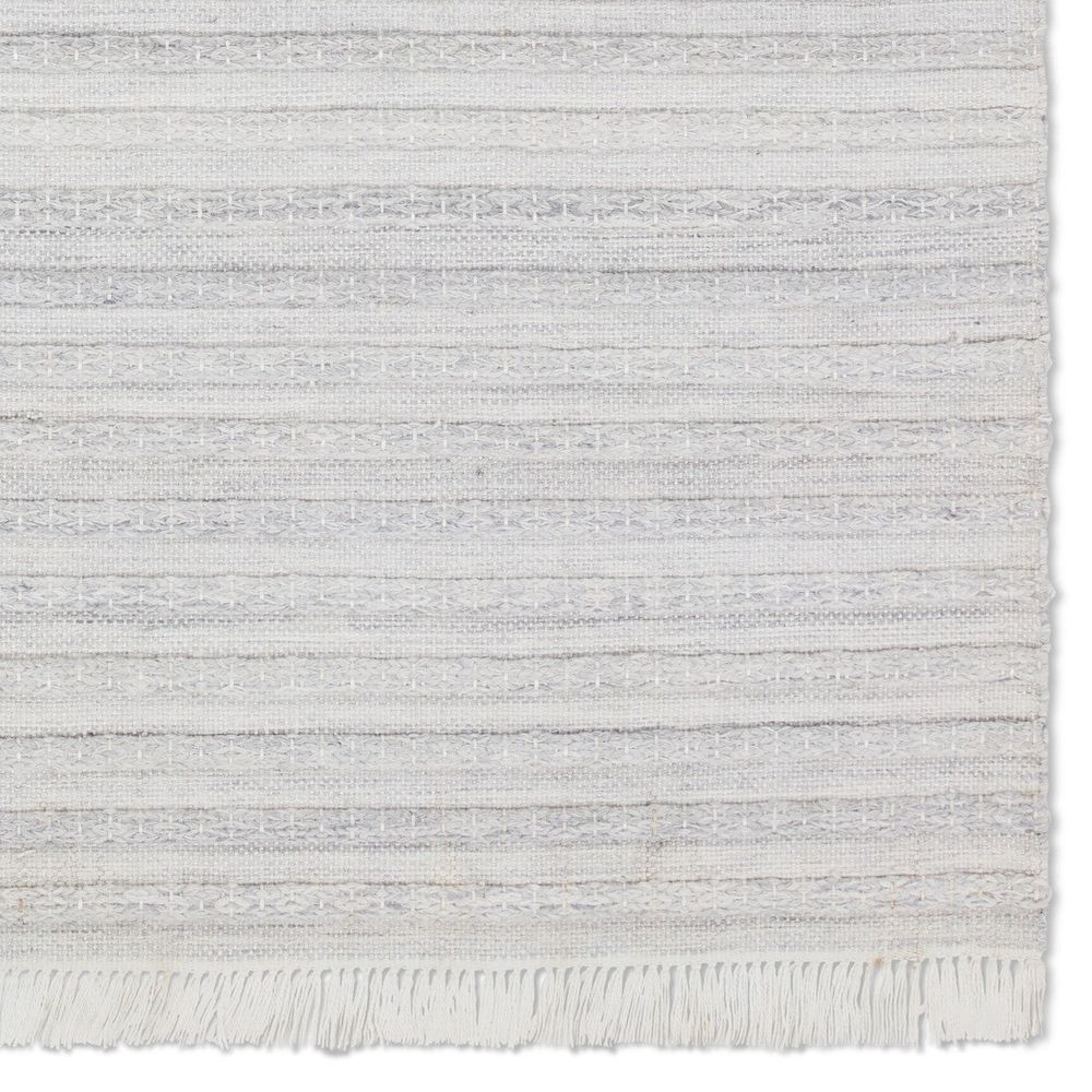 Runners Tobias Solid Light Gray/ Cream Runner Rug (3'X10')