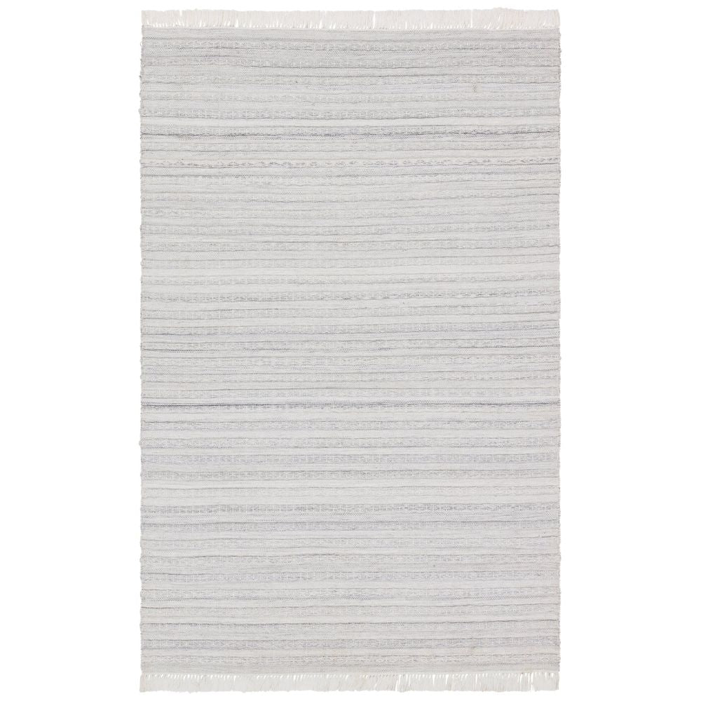 Outdoor Rugs Tobias Solid Light Gray/ Cream Area Rug (4'X6')