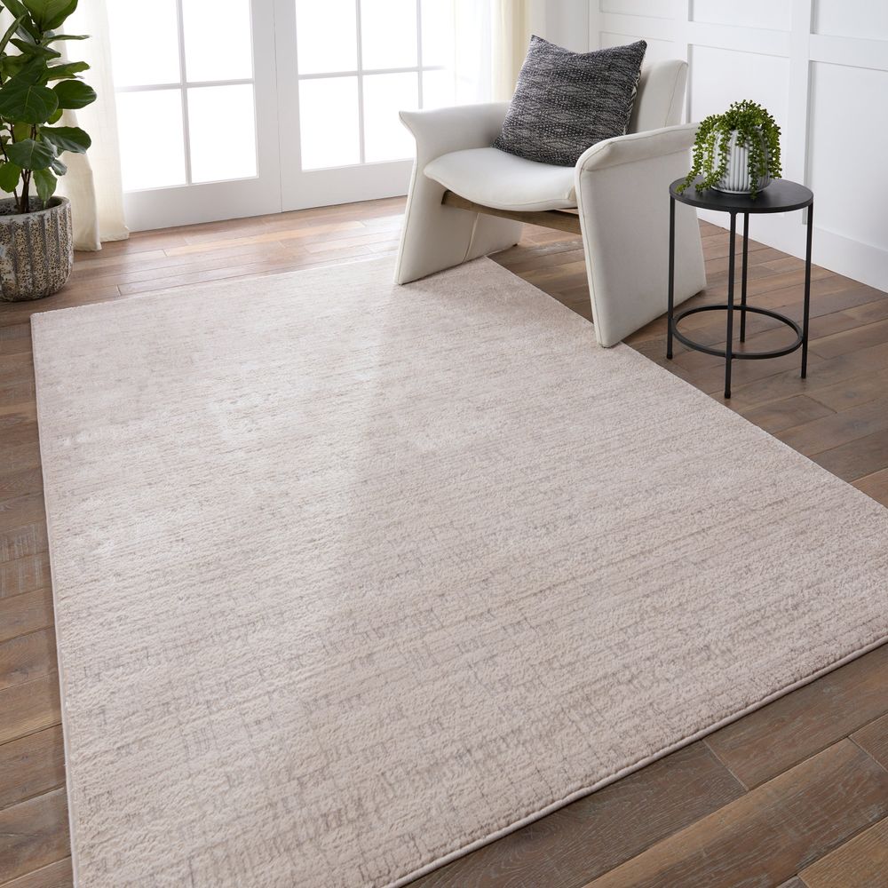 Sten Striped Cream/Silver Runner Rug (3'3"X12')