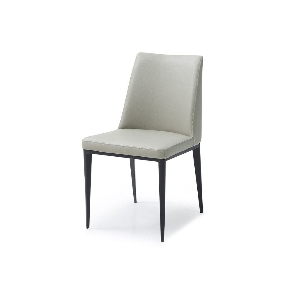 Carrie Dining Chair-Whiteline Modern Living-WHITELINE-DC1478P-LGRY-Dining ChairsLight Grey-2-France and Son