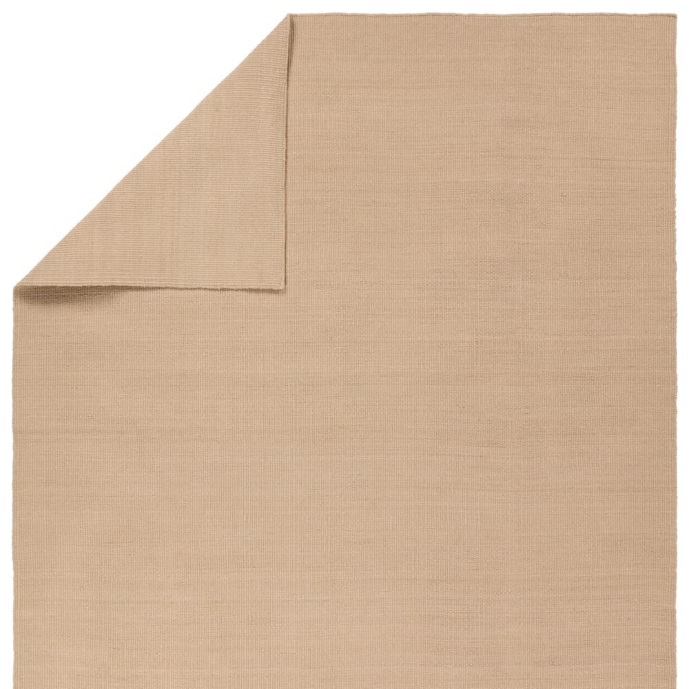 Syndicate Handmade Solid Tan Runner Rug (3'X8')
