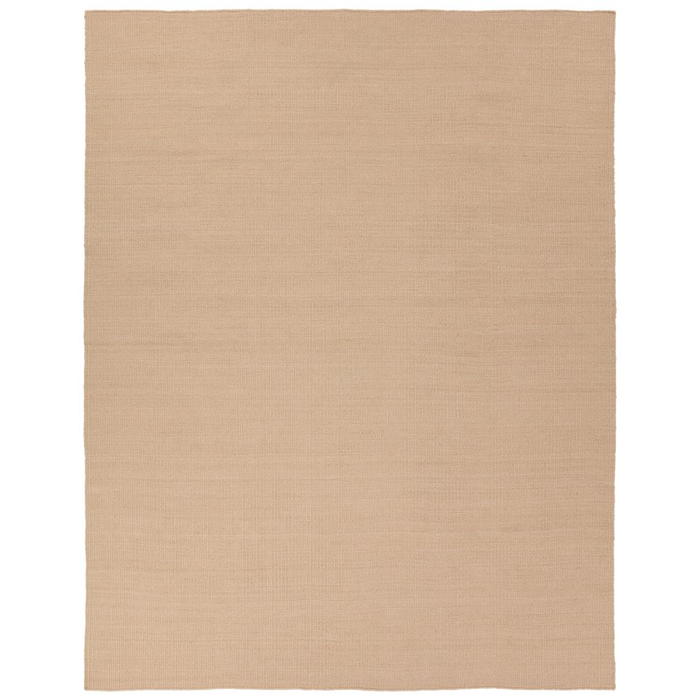 Syndicate Handmade Solid Tan Runner Rug (3'X8')