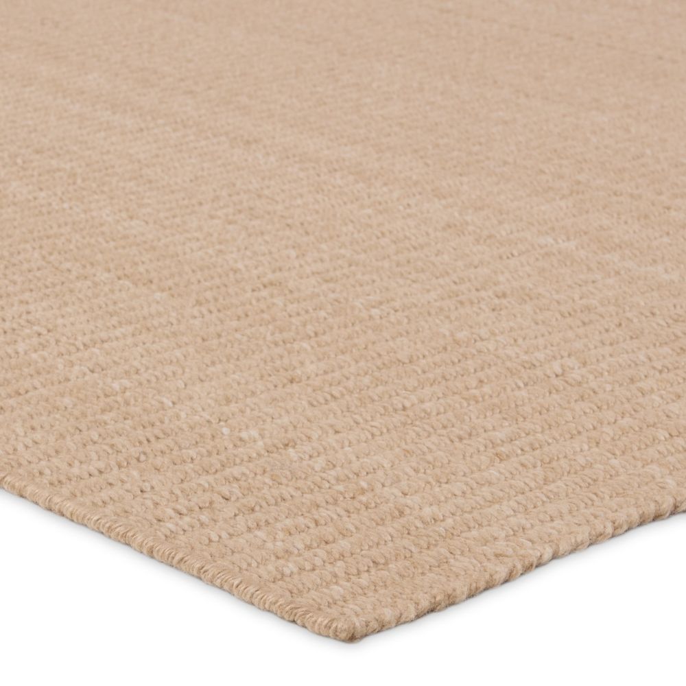 Outdoor Rugs Elian Handmade Solid Tan Area Rug (2'X3')