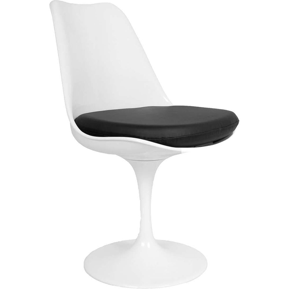 Pedestal Side Chair Cushion - Black-France & Son-DC323CUSHIONBLK-Decor-3-France and Son