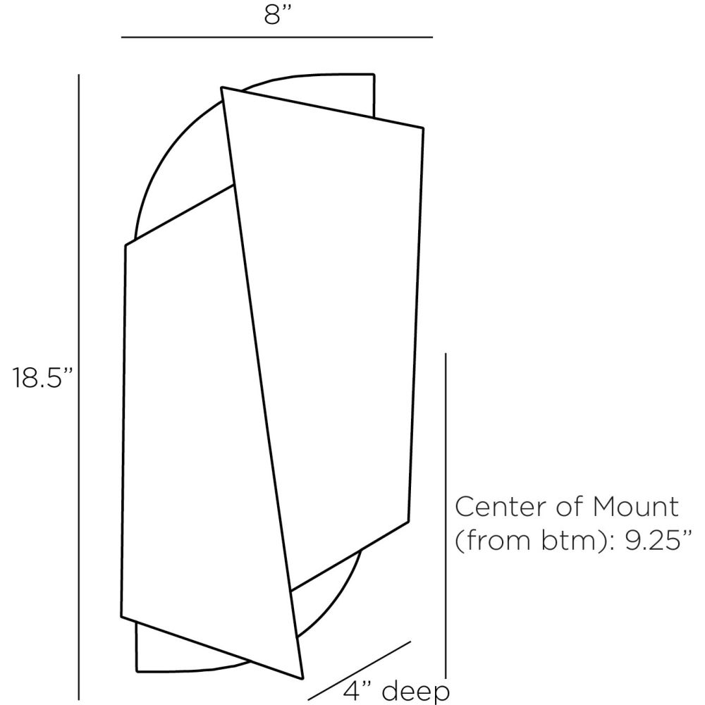 Ashcroft Sconce - Black