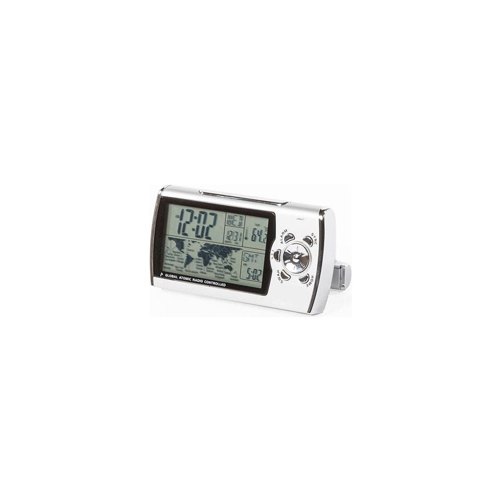 Portable Atomic Clock with Radio and Worldtime-France & Son-EX303SX-Clocks-2-France and Son