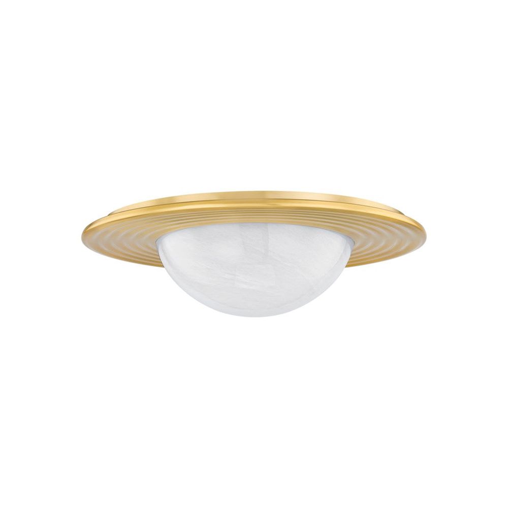 GERALDTON Flush Mount-Hudson Valley-HVL-7116-AGB-Flush MountsBrass-1-France and Son
