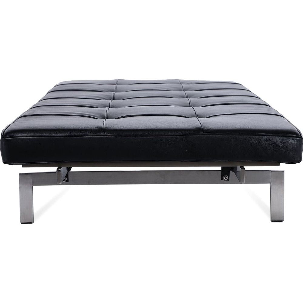 Poul Leather Daybed-France & Son-FB6639BLK-Daybeds-3-France and Son