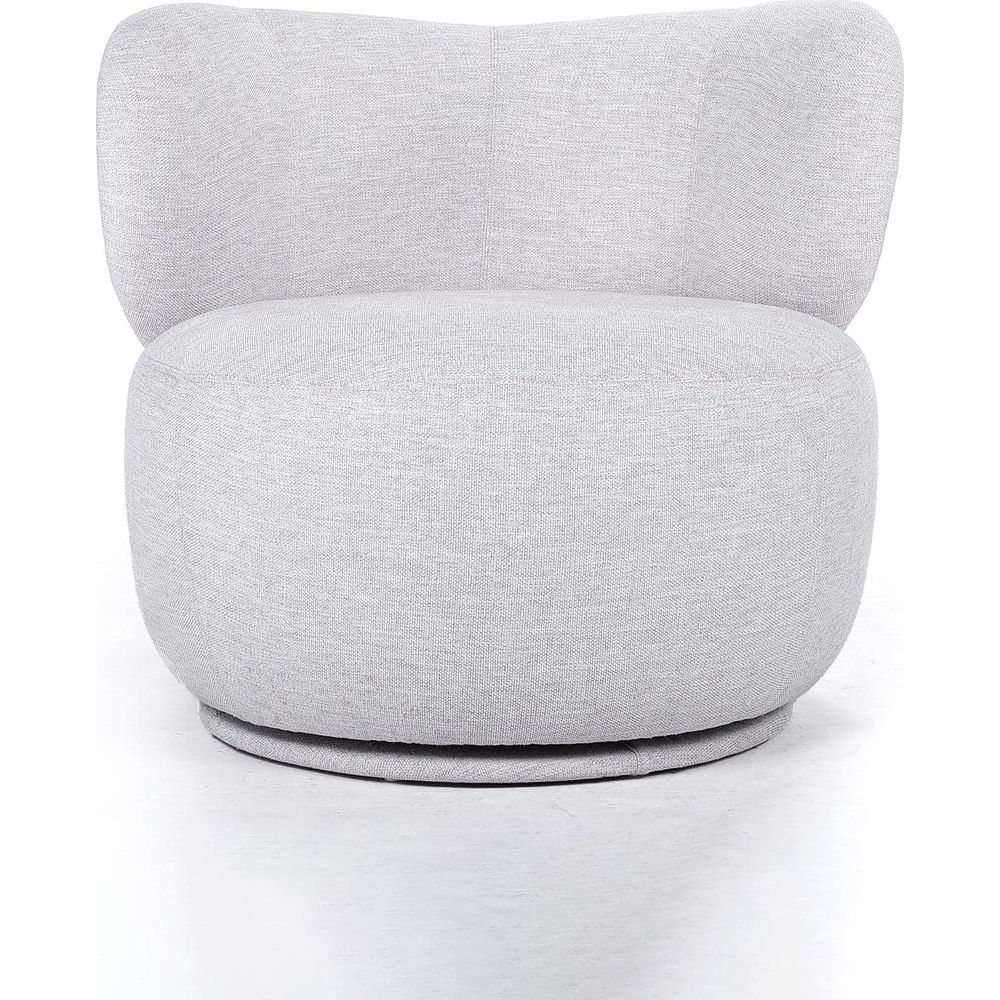 Bun Swivel Chair-France & Son-FB7001OWHT-Lounge Chairs-2-France and Son